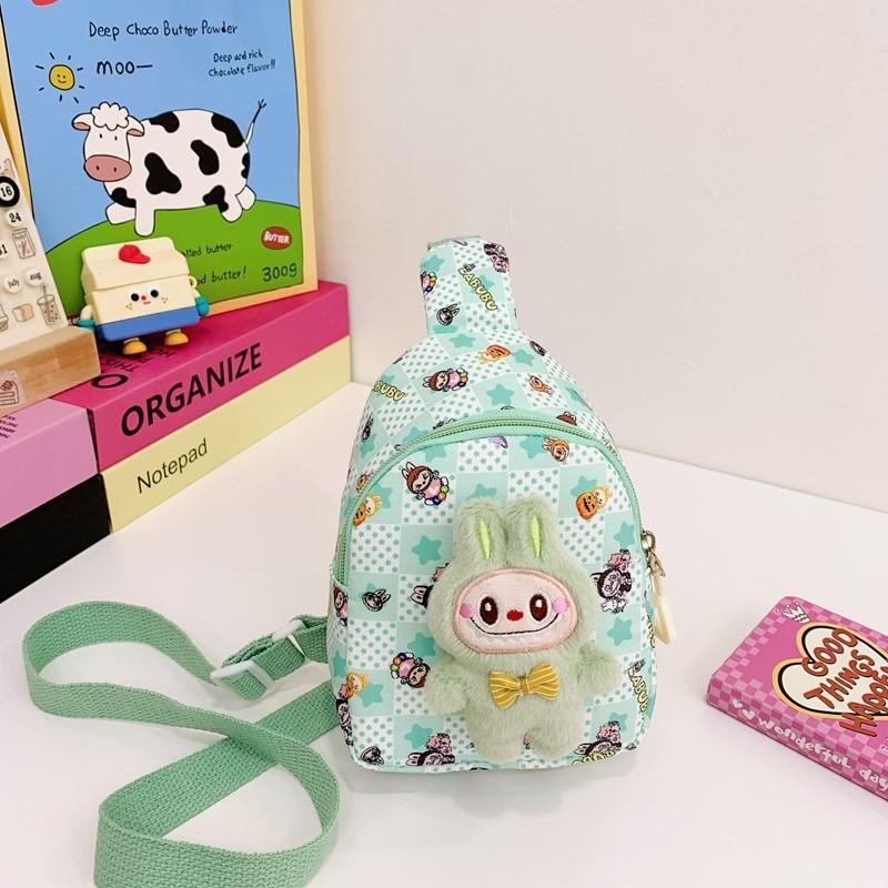 Plush Cozy Cartoon Radish Sling Backpack For Boys And Girls Breathable And Lightweight For Use Daily