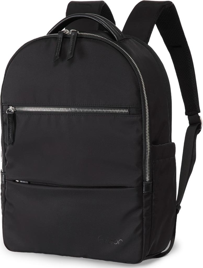 Backpack Clara Backpack Business Backpack 770g Lightweight Backpack Can Hold 14 Inch PC 14L [Evoon] Multi-Business Women's Women's (Black)