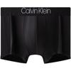Letter Print Wave Stripe Waistband Lightweight Breathable Boxer Shorts Men Shorts Space-Black NB2660OUB1