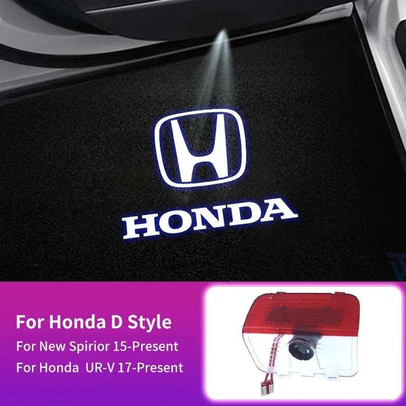 For Honda Civic Accord Odyssey Crosstour CR-Z Elysion Spirior Insight UR-V Car Door Projector Lamps LED Welcome Shadow Lights