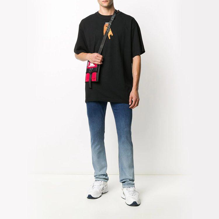OFF WHITE Футболка Pascal Skeleton OMAA038F20FAB0011010