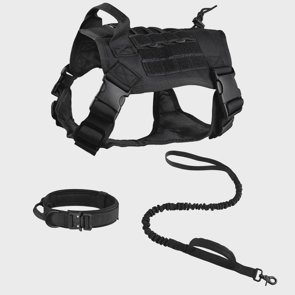 Жилет для тактических собак Cross-Border Camouflage - нейлоновая шлейка для дрессировки средних и крупных собак