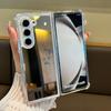 Зеркальный чехол для макияжа для Samsung Galaxy Z Fold 7 6 4 3 fold7 zfold Fold6 Жесткий бампер с подушкой безопасности Ударопрочный Ультратонкий чехол