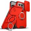 Чехол для Xiaomi 15T Pro для Xiaomi Mi 15T Чехол Броня Магнитный Держатель-Кольцо Сдвижная Защита Объектива Противоударный Чехол для Mi15T 15TPro Funda
