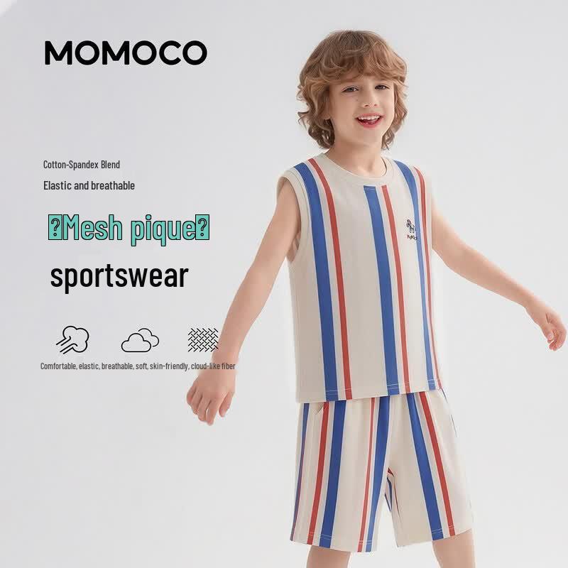 Летний повседневный комплект для мальчиков MOMOCO