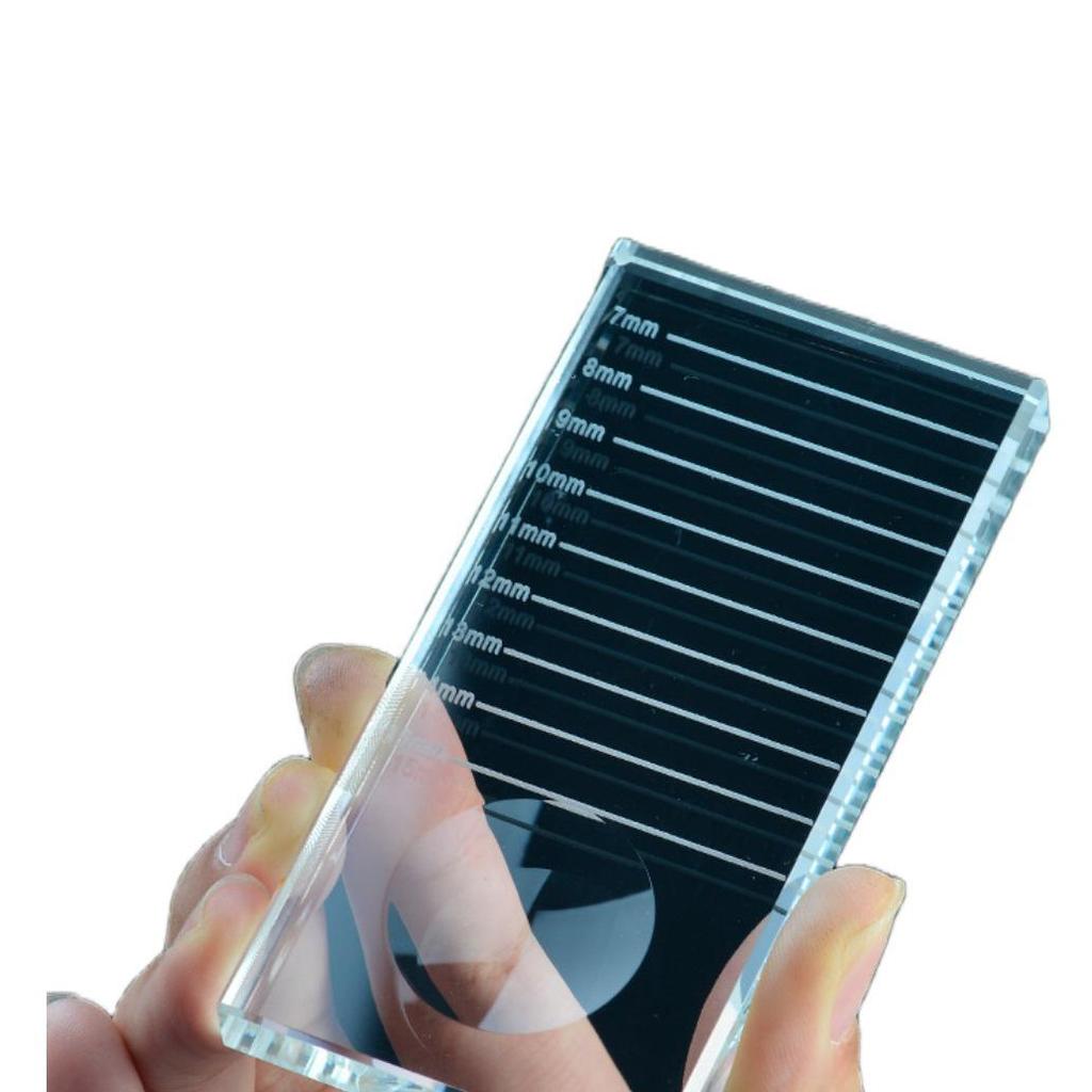 Инструменты для наращивания ресниц: Подушечка для клея для наращивания и хрустальная подставка в наборе