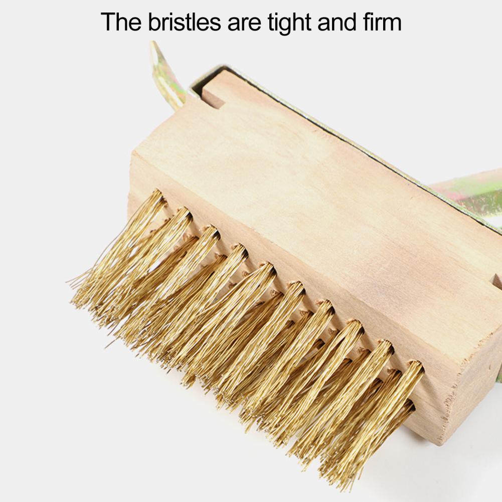 2-в-1 инструмент для удаления мха и сорняков, щетка для прополки щелей, щетина из латунной проволоки, ручная прополка трещин для тротуарной плитки, кромки патио из камня