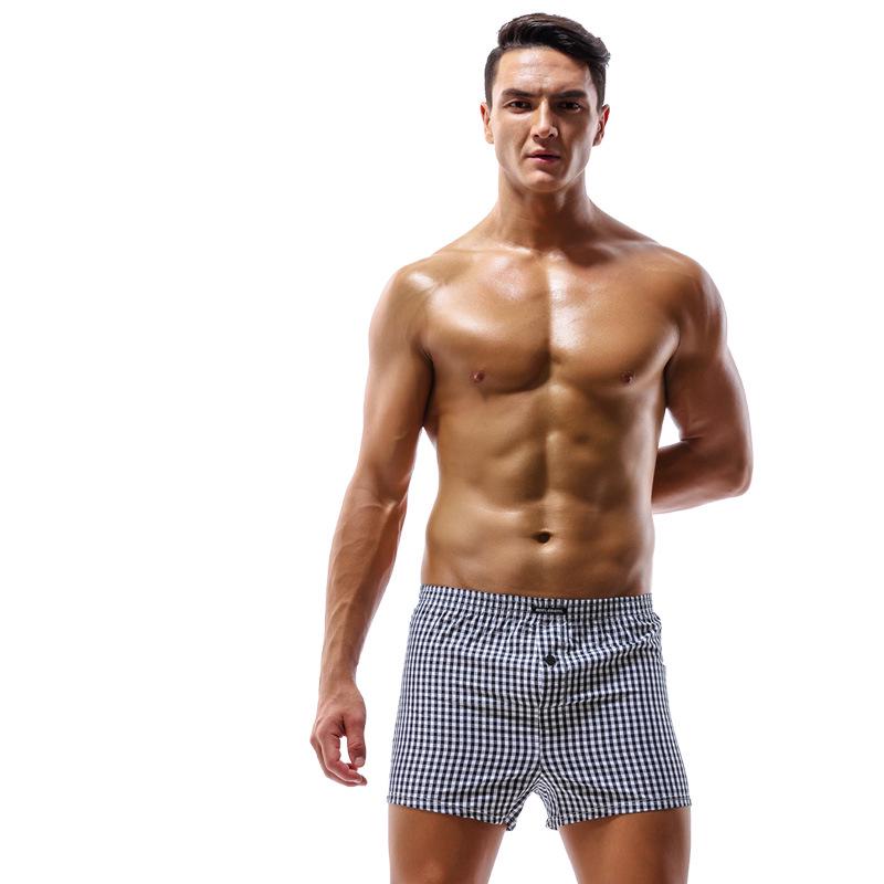 Мужские легкие хлопковые трусы-боксеры - удобные, дышащие пижамные шорты