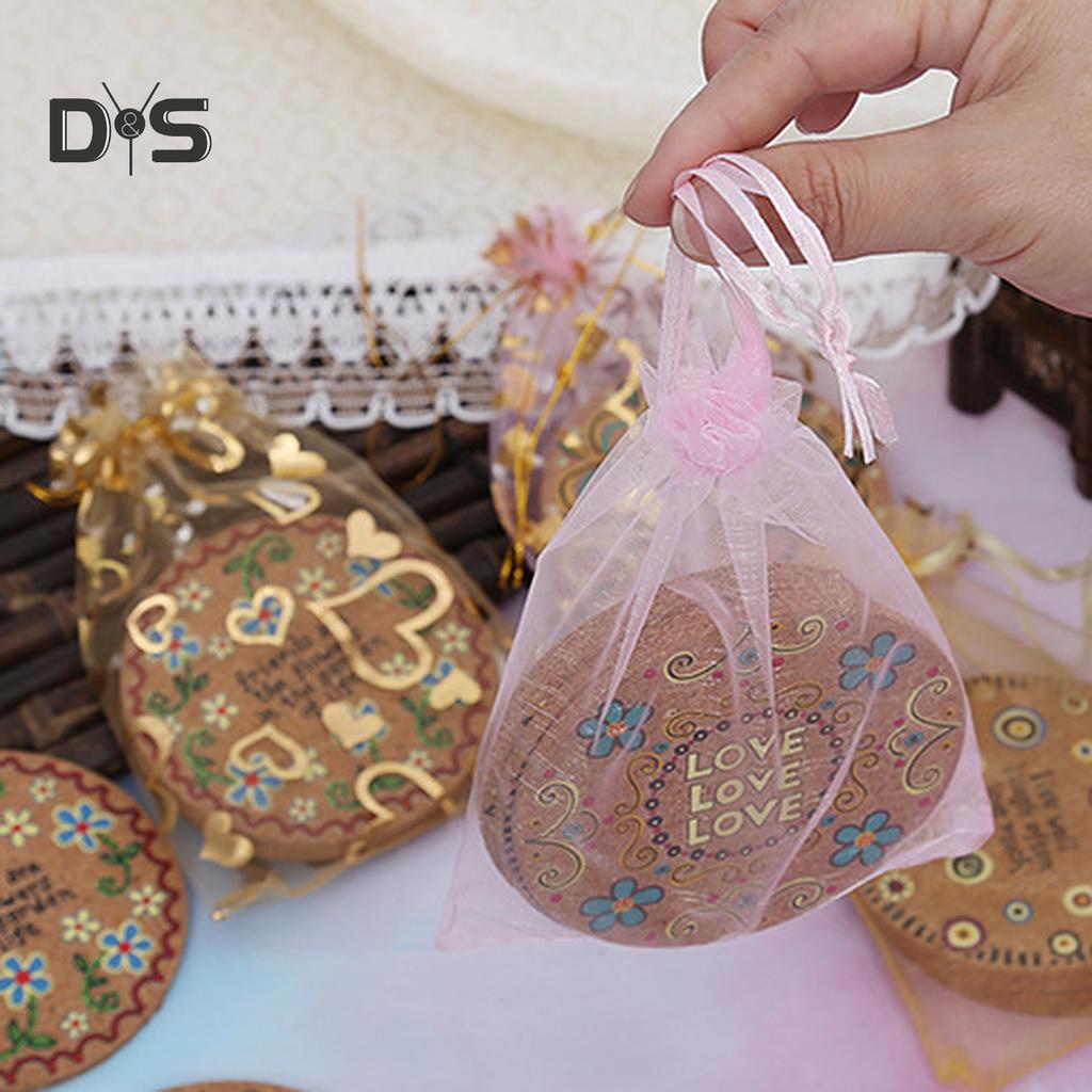 SW 4 шт., подставки для напитков, круглые, теплоизоляционные, из натуральной пробки, коврик для чашки, настольный декор