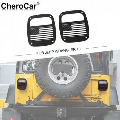 Защитная крышка заднего фонаря в виде флага США Для Jeep Wrangler TJ 1987-2006 Аксессуары