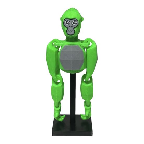 6-Inch Gorilla Toy with Stand 3D Printed Movable Joints Geometric Orangutan Desk Toy Decoration Ornament Gamers Collectors Gift