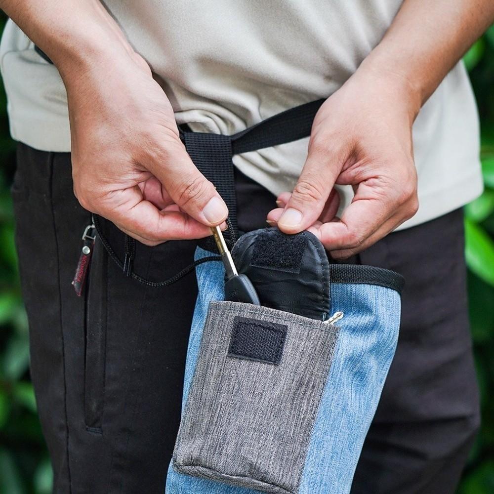 Многокарманная сумка для лакомств для щенков, контейнер для лакомств для питомцев без рук, держатель для пакетов для фекалий, для ежедневных прогулок