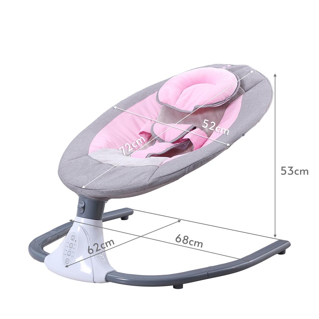 Putybudy S-Y608 Моторизованные детские качели для младенцев Детский качалка 4 скорости, 4 таймера и 12 предустановок