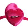 Delicate Jewelry Storage Container Unique Heart Shaped Jewelry Box with Velvety Interior for Rings Storage and Display
