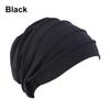 Elastic Women Turban Hat Winter Warm Muslim Hijabs Soft Cotton Head Wrap Beanies Chemo Hat Sleep Caps Hair Loss Headscarf