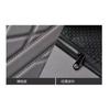 New Leather Memory Foam Car Armrest Mat Booster Console Universal Center Cushion Stripe Rhombus Embroider Armrest Seat Box