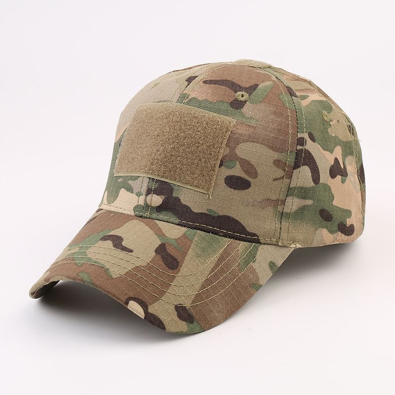 Arrival Camouflage Hat Handsome Military Fans Outdoor Python Baseball Cap Men's Tactical Peaked Cap Military Training for Middle and Large Students