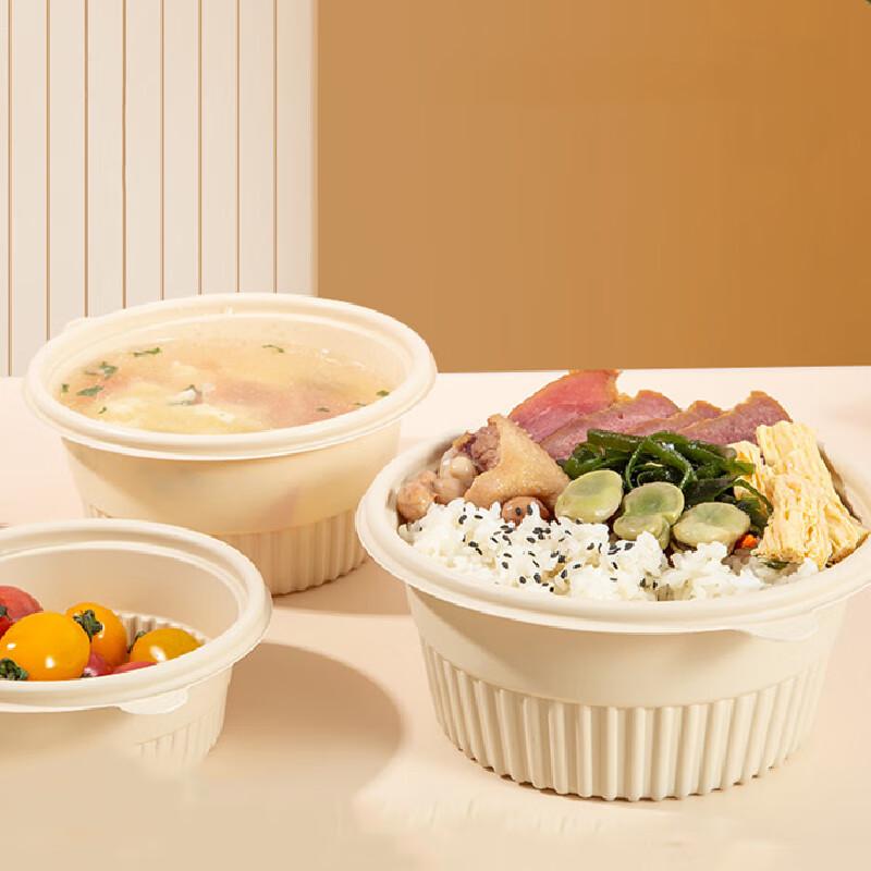 Mr. Corn Biodegradable Disposable Round Bowl