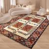 Vintage Persian Style Living Room Carpet Machine Washable Washable Floor Mat Light and Comfortable Bedroom Bedside Rugs