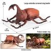 Kids' Wild Animal Figures: Lion, Tiger, Cow, Goat, Rhino, Horse, Leopard, Elephant - Plastic Educational Toys