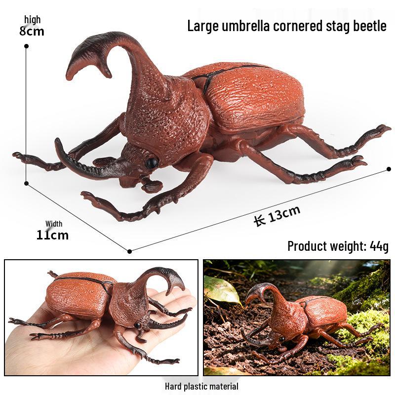 Kids' Wild Animal Figures: Lion, Tiger, Cow, Goat, Rhino, Horse, Leopard, Elephant - Plastic Educational Toys