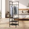 Coat Rack Clothes Garment Floor Bedroom Hanger Apartment Multifunctional Dorm Living Room