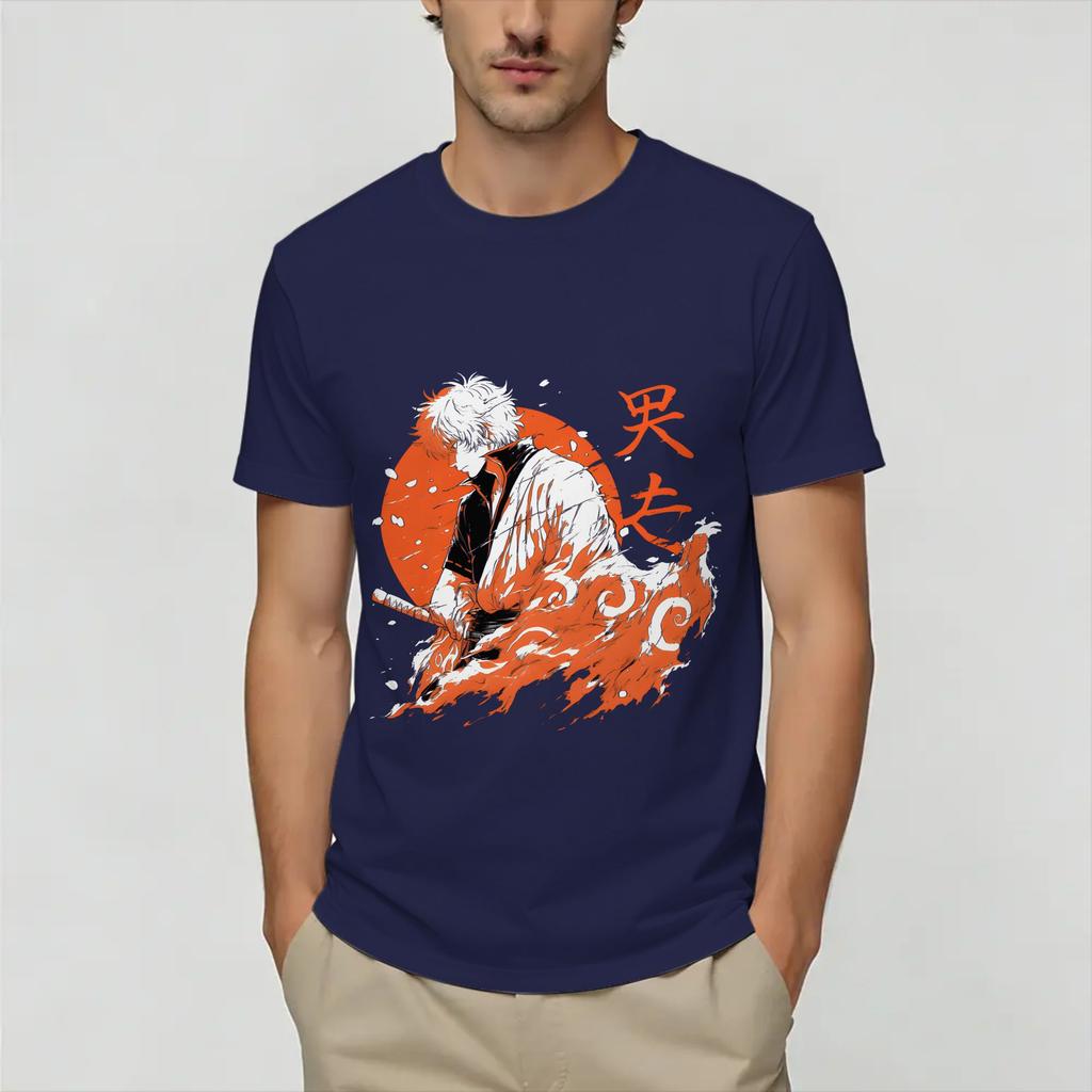 Oversized T Shirt Summer GGintamas Novelty T Shirts Cotton Tshirt for Unisexs Y2K Retro Hot Sale Short Sleeve Top Tees