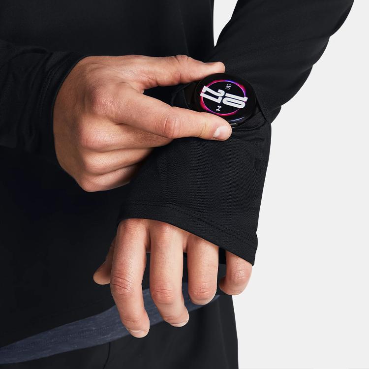 Under Armour Футболка Launch Trail Мужская Черная 1383244-002