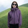 Осенние Зимние Женские Водонепроницаемые Походные Куртки 3-в-1 Теплые Ветрозащитные Ветровки Женские Для Кемпинга Треккинга Тонкая Куртка Женская