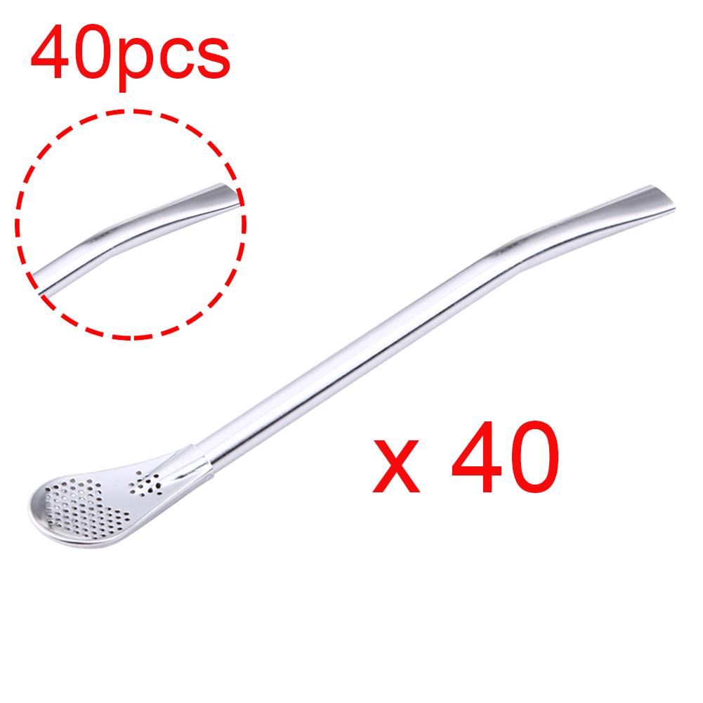 Stainless Steel Drinking Straw Tea Filter Handmade Yerba Mate Tea Strainer Gourd Washable Drinking Straws Tea Tool