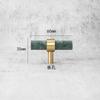Long Bar Natural Marble Wardrobe Handle Cabinet Drawer Door Knobs Brass Furniture Handles For Kitchen Shoe Wine Cupboard Pulls