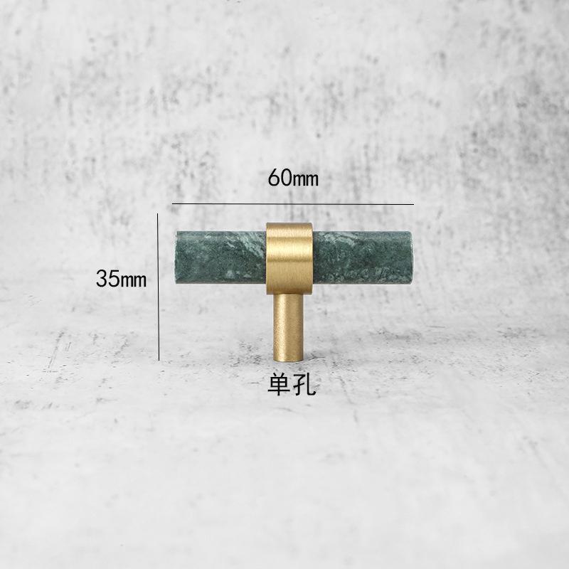 Long Bar Natural Marble Wardrobe Handle Cabinet Drawer Door Knobs Brass Furniture Handles For Kitchen Shoe Wine Cupboard Pulls