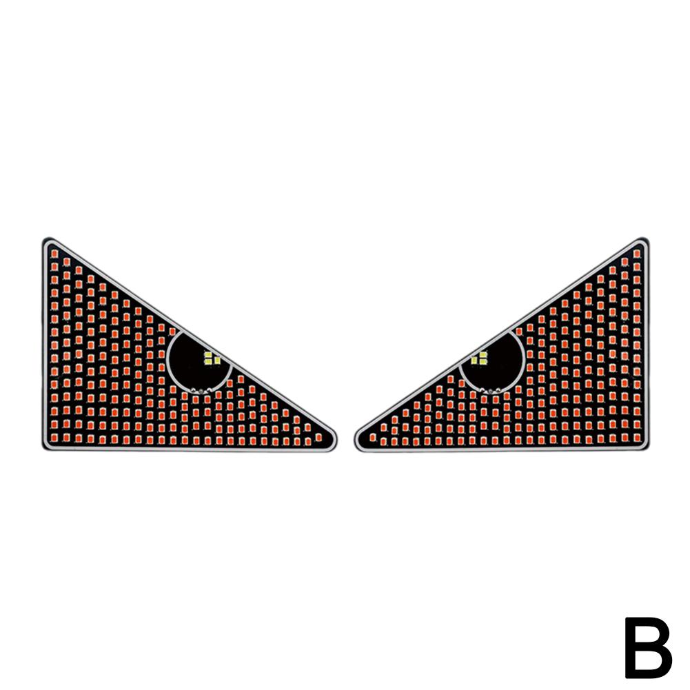 Car Windshield Glow Flexible LED Panel Devil Eyes Light LED Signal Lights Flashing LED Decoration Light For Car Windshield F6V0