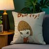 Anime Y-Yoshitomo N-Nara Pillow Case Anti-Dustmite Pillowcase Invisible Zipper Silky Sofa Cushion Cover