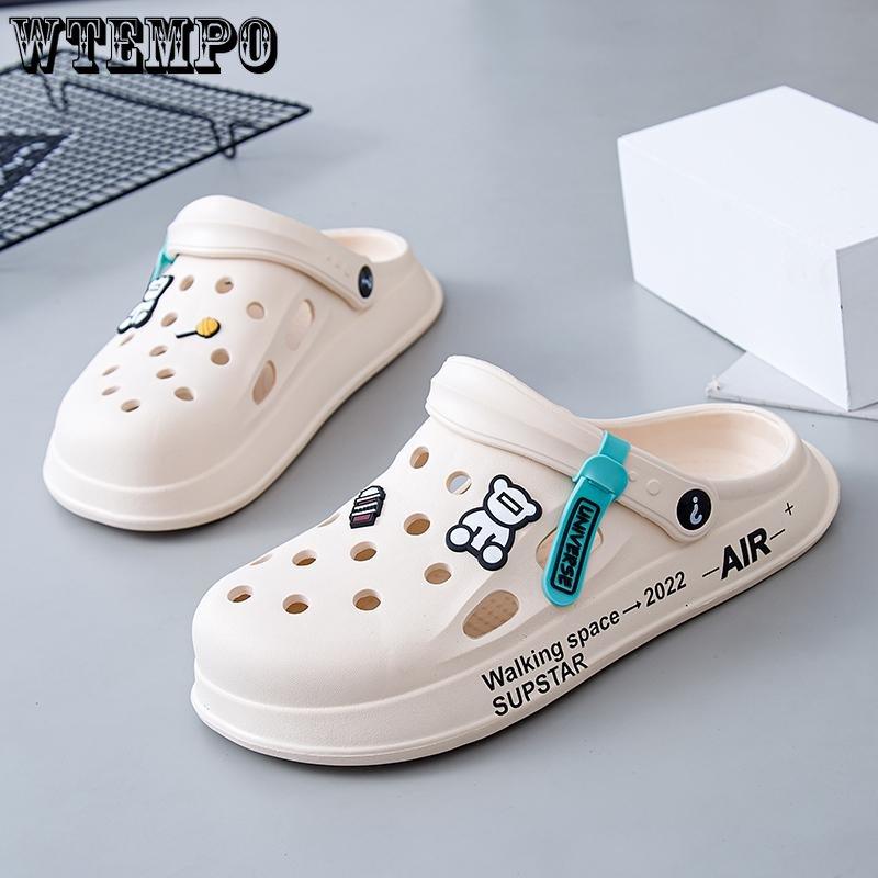 Модные удобные дышащие классные тапочки Quick Step, пляжная обувь, тапочки с сумкой, сандалии