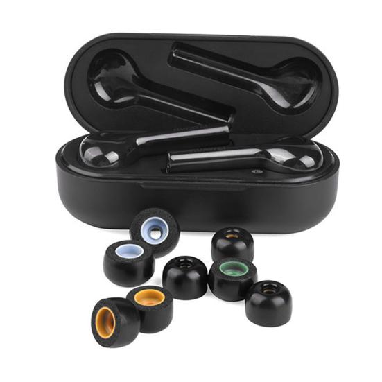 1 пара насадок для наушников, беспроводные насадки из пены с эффектом памяти, черные насадки для наушников Jabra-Elite65T для Sony-WF-1000XM3