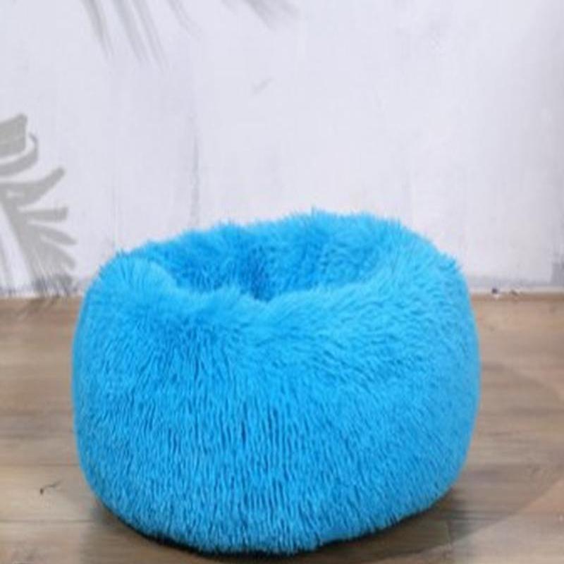Роскошная пушистая очень большая кровать для собак, моющийся круглый диван для домашних животных, кошки, кровати, коврик, подушка для собак, подушка, кровать для домашних животных