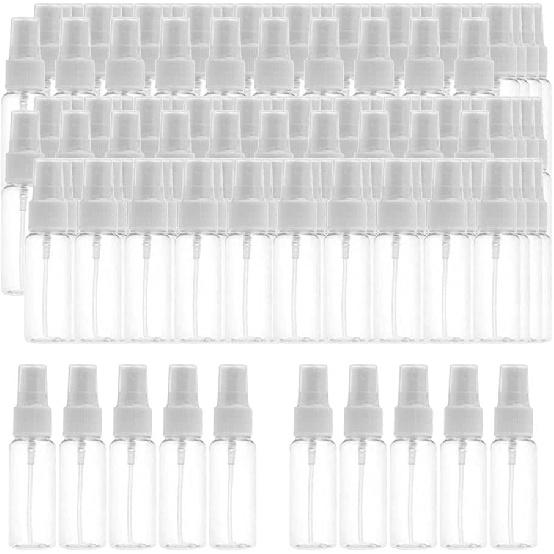 150Pcs 30ml Clear Spray Fine Mist Empty Makeup Bottles Pump Reusable for Travel