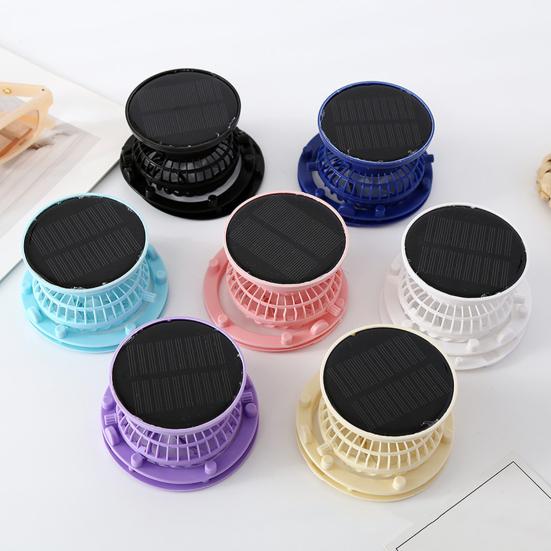 Fishing Hat Fan with Solar Panel Strong Airflow Low Noise Lightweight Adjustable Rechargeable Air Cooling Fan