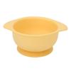 Silicone Bowl with Suction High Temperature Resistance Anti Turning for Children Elderly Yellow