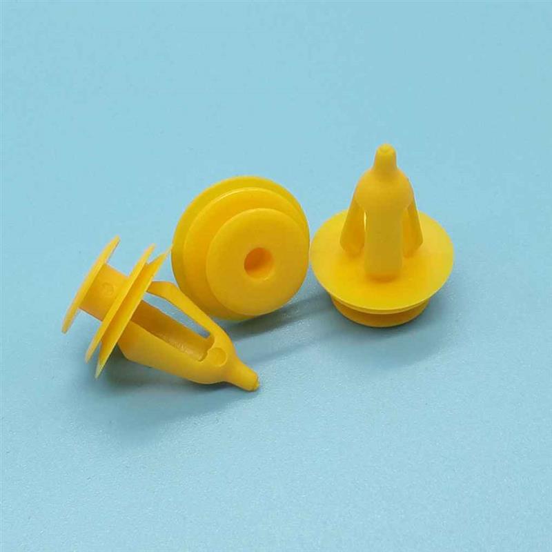 50 шт. автомобильных пластиковых заклепок, крепежных зажимов для Toyota Hiace Rav4, обивки дверной панели, обивки, зажима для стайлинга автомобиля