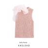 Kaslead New Women Clothes Western Style Fashion Transparent Bowknot Decoration Knitted Top 2756012 902