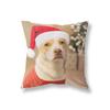 Счастливого Рождества Милый Кот Собака Принт Узор Наволочка Дом Гостиная Диван Украшение Квадратная Подушка