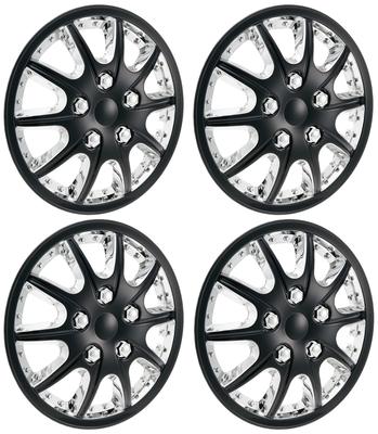 Viz VIZ-WJ5004CBL12-001 12" Колпак на колесо T02 4 шт. Универсальный (Черное покрытие)
