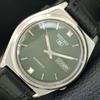 ВИНТАЖНЫЕ МУЖСКИЕ АВТОМАТИЧЕСКИЕ ЧАСЫ SEIKO 5 ЯПОНИЯ ЗЕЛЕНЫЙ ЦВЕТ ЦИФЕРБЛАТ a708546-1