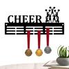 Стойка для наград Тема чирлидинга Стойка для наград за бег Металлическая полка для трофеев Для медалистов в беге, гимнастике, плавании