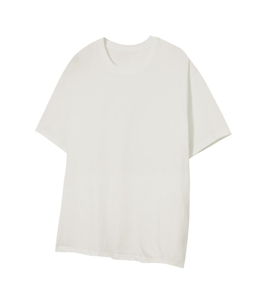 STANDARDERROR [2Pack][Solid] Basic Cotton Crew Neck Short Sleeve T-Shirt Package (10 Colors) (C Type)