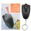 Portable Keychain LED Alcohol Breath Tester with Torch Function Black