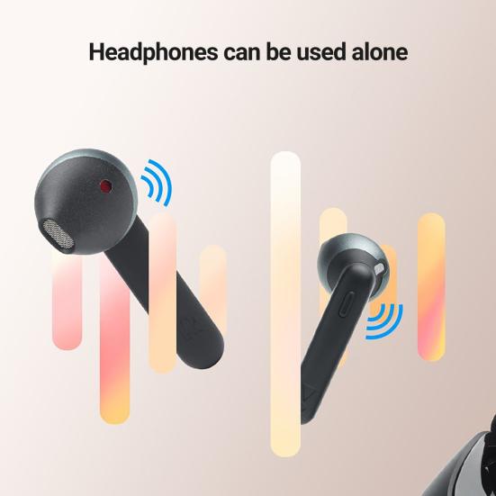 Стильные беспроводные наушники со стабильной передачей, полувкладыши, удобные в ношении