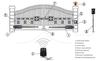 De300Wifi Double-leaf Gate Drive Kit 2X3M 400Kg Photocells Lamp 4Xpilot
